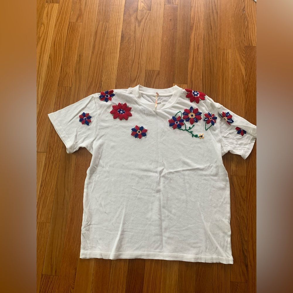 Free People Petal Stitch Tissue Tee - Picture 4 of 5